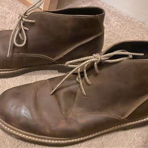 Mens Clark leather dress shoes